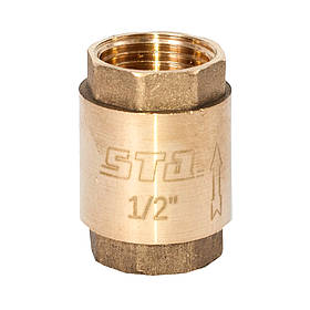 Клапан зворотн. ходу 1/2" латунний шток STA 15/375