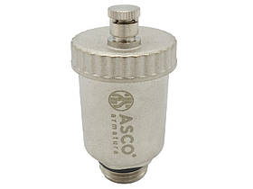 Відповітрювач прямий 1/2" нікель АSCO Armatura 1/100