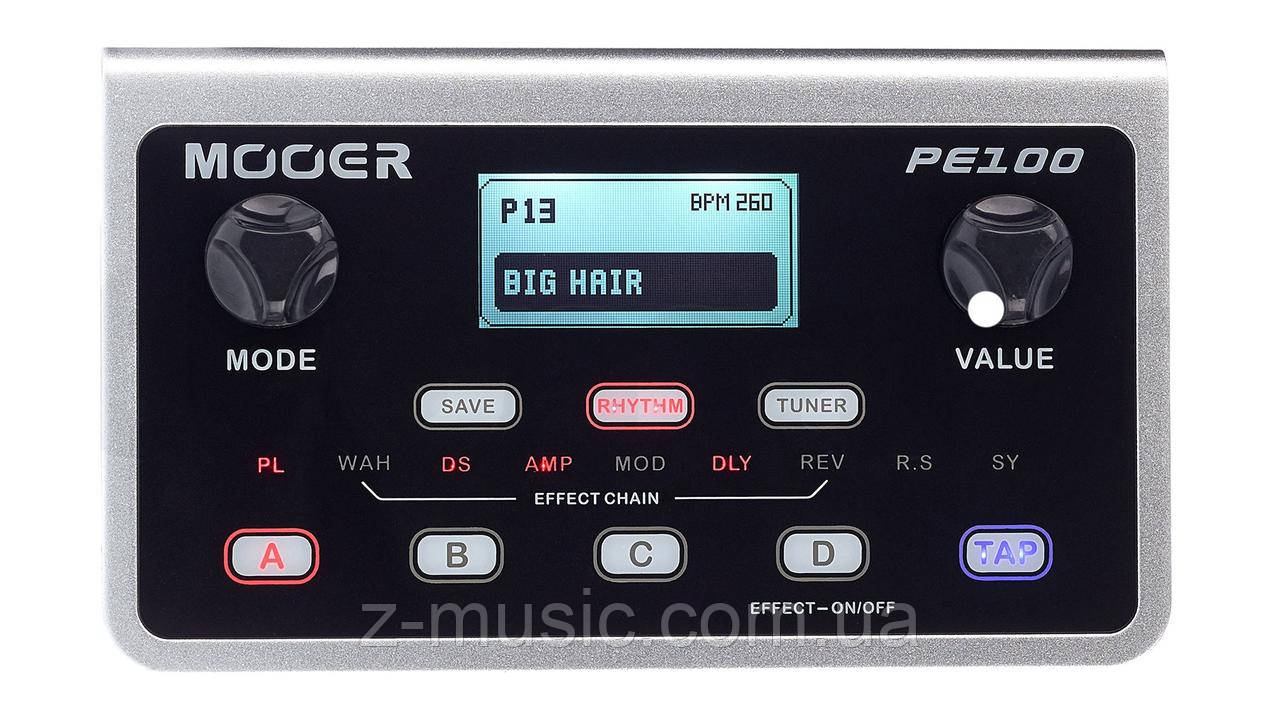 Гітарний процесор ефектів MOOER PE100