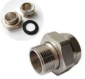 Згін-американка прямий нікель 3/4"  20/200