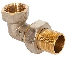 Згін-американка кутовий нікель 1/2"  20/240