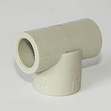 Трійник PPR редукційний 40 х 50 х 40 Tebo сірий 5/50, фото 4