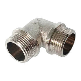 Кутник латунний нікель/профі 3/4" ЗЗ 10/120