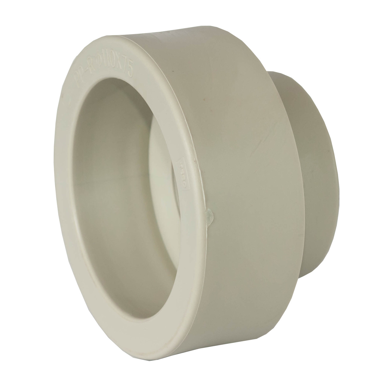 Муфта PPR редукційна 75 х 50 Tebo сіра 10/60, фото 1