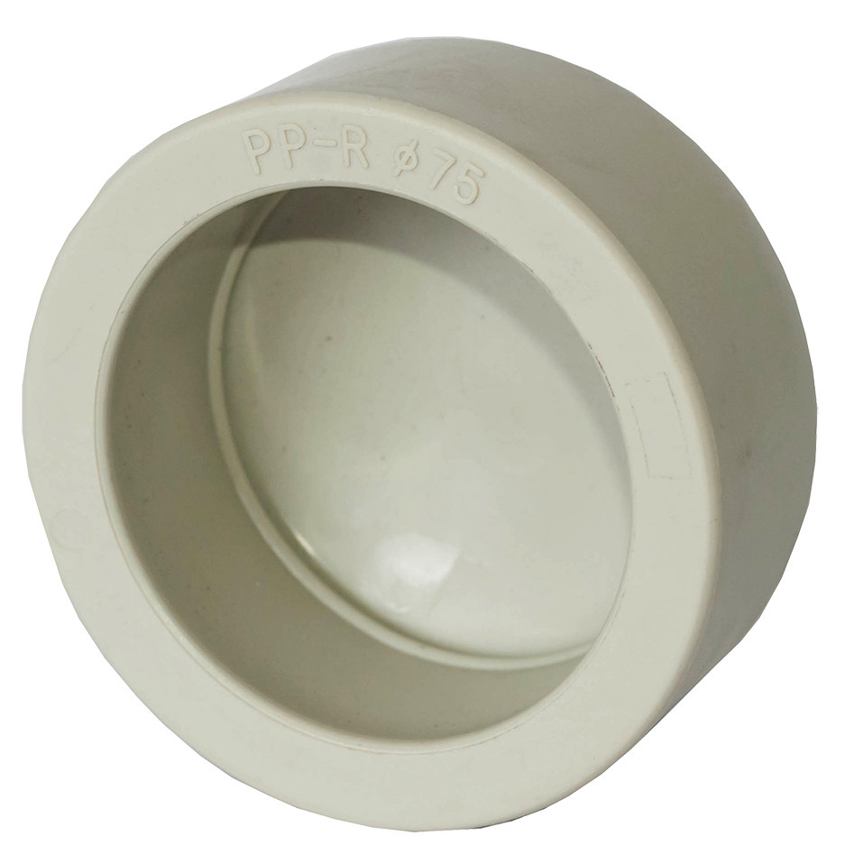 Заглушка PPR Ø90 Tebo сіра 4/32, фото 1