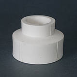 Муфта PPR редукційна 32 х 25 Tebo біла 30/360, фото 4