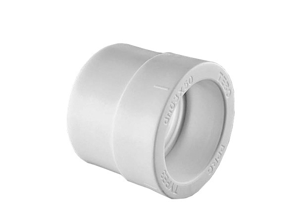 Муфта PPR перехідна 32 В х 20 З Tebo біла 50/600, фото 1