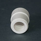 Муфта PPR перехідна 32 В х 20 З Tebo біла 50/600, фото 2