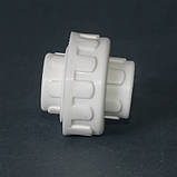 Муфта PPR розбірна Ø20 Tebo біла 30/300, фото 2