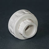 Муфта PPR розбірна Ø20 Tebo біла 30/300, фото 3