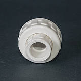 Муфта PPR розбірна Ø20 Tebo біла 30/300, фото 4