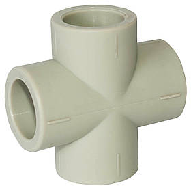 Хрестовина PPR Ø32 Tebo сіра 10/100