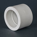 Муфта PPR з’єднувальна Ø40 Tebo біла 20/200, фото 2