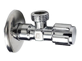 Кран вент.кутовий для підк.сант. виробів 1/2"х3/4" RS-k 2/100