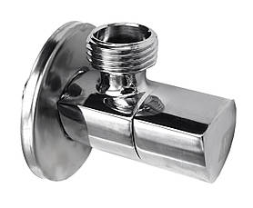 Кран керам-буксовий.кутовий для підк.сант. виробів 1/2"х1/2" RS-k 1/100