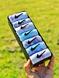 Набір у коробці 7 пар високі жіночі шкарпетки Nike/найк — Tie-Dye кольорові Подарунковий тай дай, фото 8