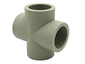 Хрестовина PPR Ø20 сірий колір ASCO® 30/300шт