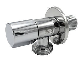 Кран кутовий 1/2"х3/4" нержав.хром. S.S.304 ASCO 1/100