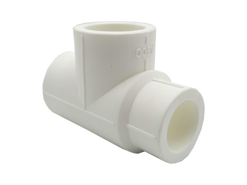 Трійник редукційний PPR Ø25x25x20 білий колір ASCO® 32/240шт, фото 1