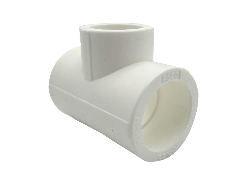 Трійник редукційний PPR Ø32x25x32 білий колір ASCO® 15/150шт, фото 1