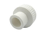 Муфта комбінована з внутрішньою різьбою PPR Ø20x3/4" білий колір ASCO® 25/150шт, фото 3