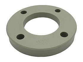 Фланець пластиковий PPR Ø90 сірий колір ASCO® 1/22шт