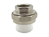 Американка внутрішня різьба PPR Ø20x1/2" білий колір ASCO® 30/150/210шт, фото 3