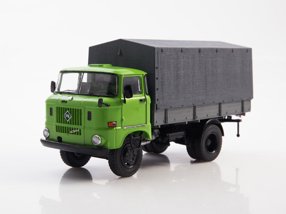 Модель вантажівки IFA W50L бортова з тентом | SSM