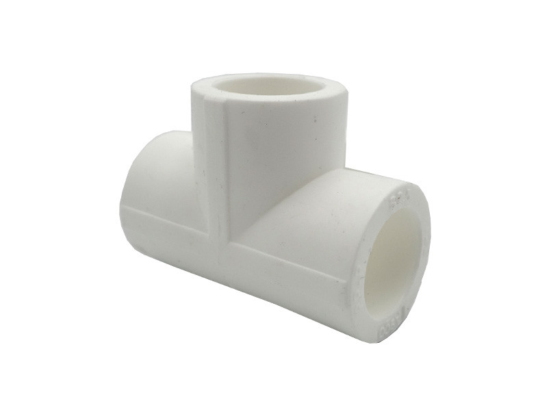 Трійник PPR Ø20 білий колір ASCO® 30/390шт, фото 1