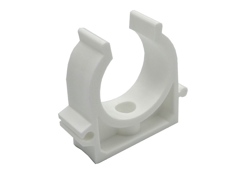 Кліпса PPR Ø40 білий колір ASCO® 50/500шт, фото 1