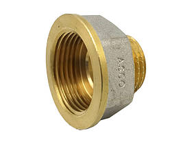 Перехідник  3/4"*1/2" ВЗ нікель. з проточкою ASCO 1/200