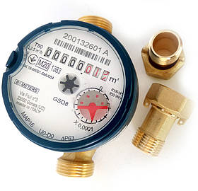 Лічильник холодної води B METERS Ø1/2" 110мм  Italy 1/40