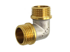 Кутник 1/2" ЗЗ нікель. з проточкою ASCO 1/120