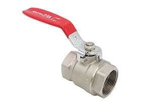 Кран кульовий Valogin Optima 1 1/4" ВВ червона ручка VG-102204 1/10 шт
