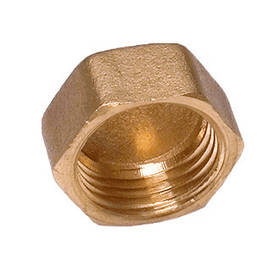 Заглушка 1"Вн. латун., (без покриття),5/250шт