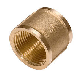 Муфта 1/2"ВВ латун., (без покриття), 10/350 шт