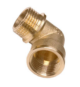 Кутник 1"ВЗ латун., (без покриття), 1/120 шт