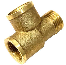 Трійник 3/4"ВВЗ латун., (без покриття), 5/70 шт