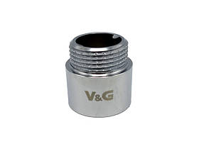 Подовжувач Valogin 1/2" x 25 ВЗ хромований VG-210104 1/105 шт