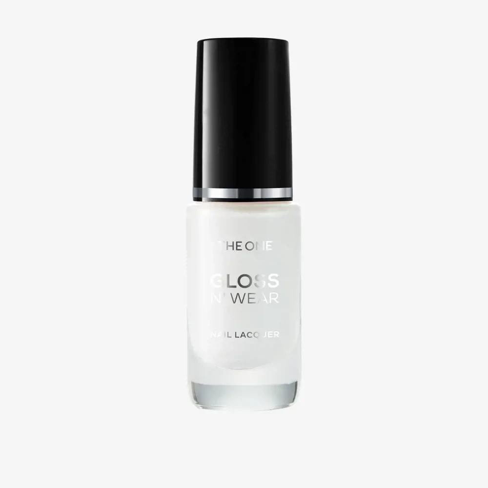 Устойчивый глянцевый лак для ногтей Сніжний Білий White, THE ONE Oriflame, 8 мл, фото 1