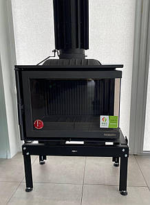 Кутова камінна топка із чавуну Nordflam Etna Праве скло