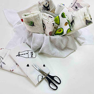 Лоскутки мікс (фланель) на вагу No3