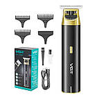 Машинка для стрижки волосся, з 3 насадками, VGR-957 / Бездротова машинка / Тример бездротовий, фото 8