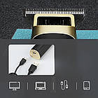 Машинка для стрижки волосся, з 3 насадками, VGR-957 / Бездротова машинка / Тример бездротовий, фото 5