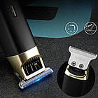 Машинка для стрижки волосся, з 3 насадками, VGR-957 / Бездротова машинка / Тример бездротовий, фото 6