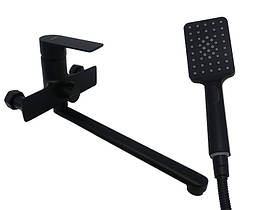 Змішувач для ванни довгий вилив AIM чорний матовий DG01153 (matte black)