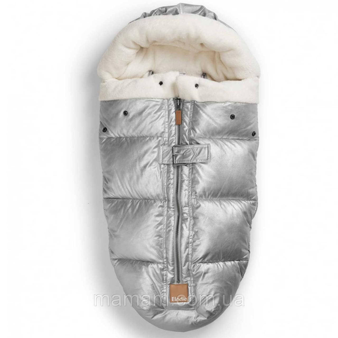 Зимовий конверт із хутром Elodie Details Silver Sheen, фото 1