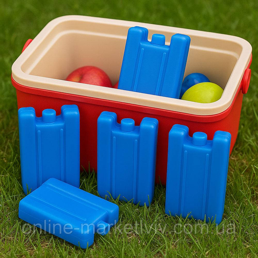 Комплект 5шт Гелевий акумулятор холоду 400мл, GP-4451 / Охолоджувальний акумулятор / Холодильний акумулятор, фото 1