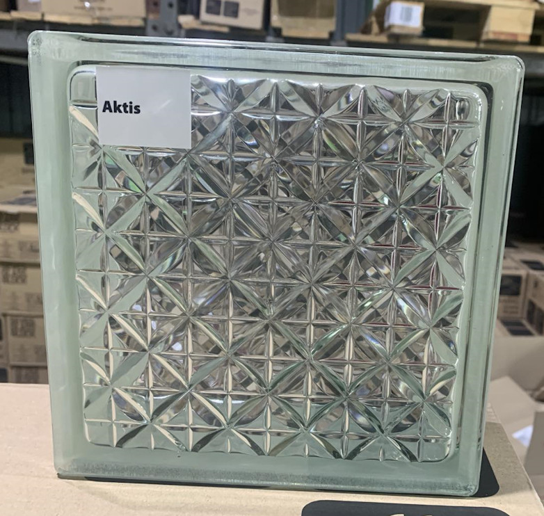 Склоблок  Clear Aktis безкольоровий 190х190х80 мм, фото 1
