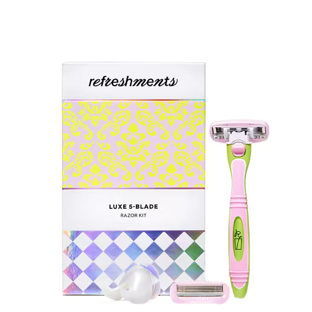 Бритва + запасний катридж + кріплення Refreshments Luxe 5-Blade Razor kit, фото 1